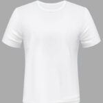 Improved undershirt Round Neck Men White