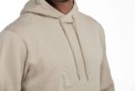 Men's Pullover Hoodie, Beige - Image 3