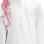 ثوب , زخرفات , ابيض ,ولادي