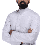 ثوب , صيفي ,  رمادي فاتح , رجالي