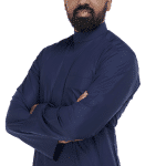 ثوب , صيفي , كحلي, شبابي