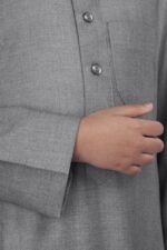 ⁦ثوب ,شتوي ,رصاصي ,أطفال⁩ - الصورة ⁦4⁩