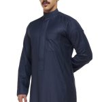 Business Winter Thobe, Navy Blue, Men