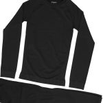 Thermal Pajama Set , Black