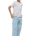 Pajama Set, Green, Youth