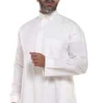 ثوب مزخرف كريمي, رجالي