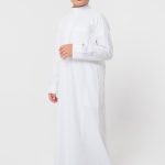 Thobe Classic Zipper, Child, White Color