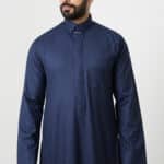 Business Winter Thobe, Navy blue Color, men