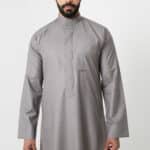 ثوب شتوي, رصاصي غامق, رجالي
