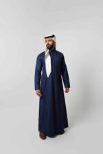 ⁦شماغ كشميري، كريمي مع بني⁩ - الصورة ⁦2⁩