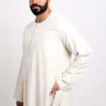 Nightrobe , Omani Style, Light Cream, Men