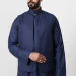 سديري رجالي, مخطط, باللون الأزرق