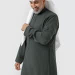 Fakher Samiramis Green Thobe