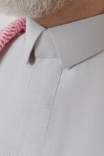 Fakher Samiramis Light grey Thobe - Image 3