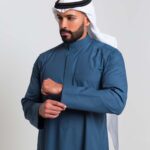ثوب كلاسيك صيفي أخضر