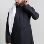 ثوب كلاسيك صيفي أسود