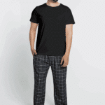 Pajama Set  Black  Men