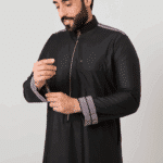 Rethobe Black Zipper Thobe