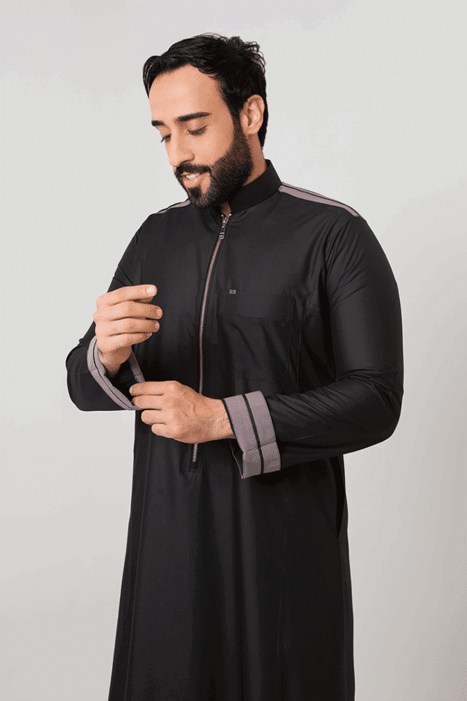 rethobe-black-thobe-men-trendy-casual-gray-stripe-zipper-metal-3