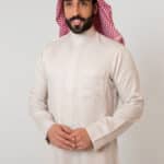 ثوب من فيرزساتشي، لون بيج، سحاب مخفي من فيرساتشي