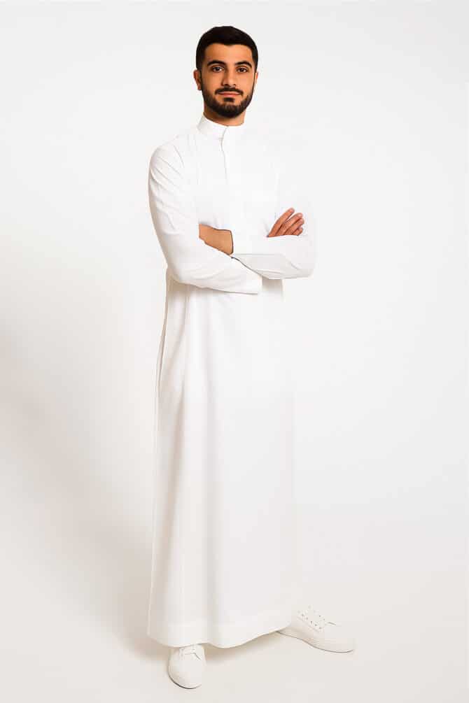 thobe-Youth-embroidery-cream-round-collar-boy-islamic-pattern