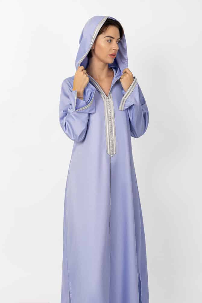 Moroccan Jalabiya-Lavender-Alshiaka-2