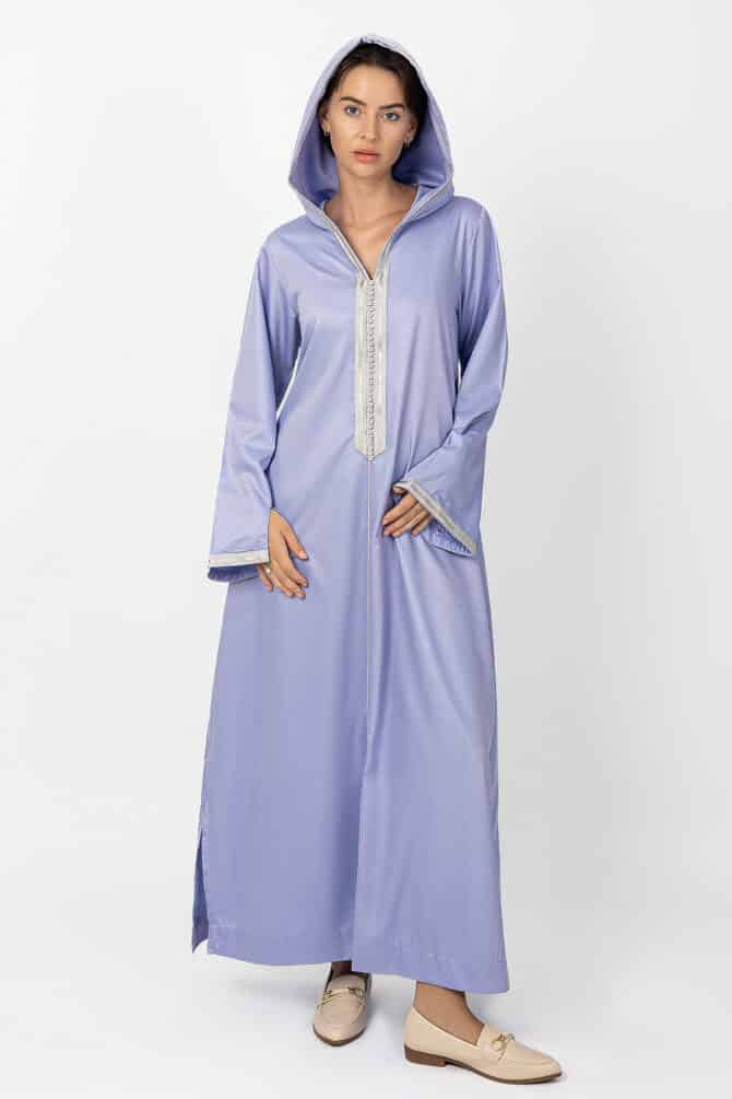 Moroccan Jalabiya-Lavender-Alshiaka-5