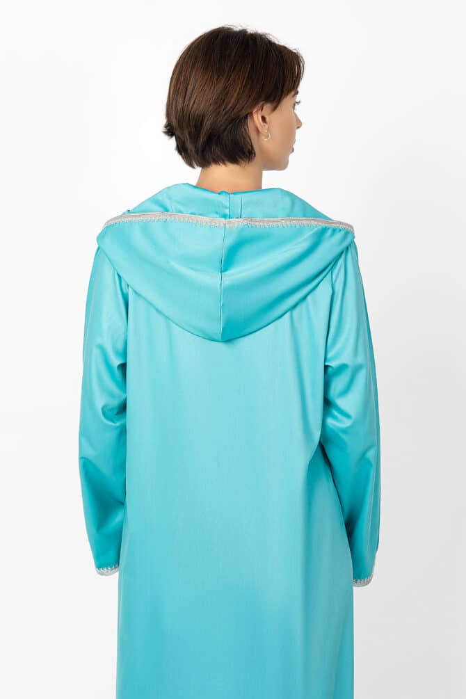 Moroccan Jalabiya-Turquoise-Alshiaka-8