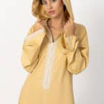 Moroccan Jalabiya - Beige