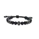 Versace Bracelet Steel & Stone – Black (Signature Edition)