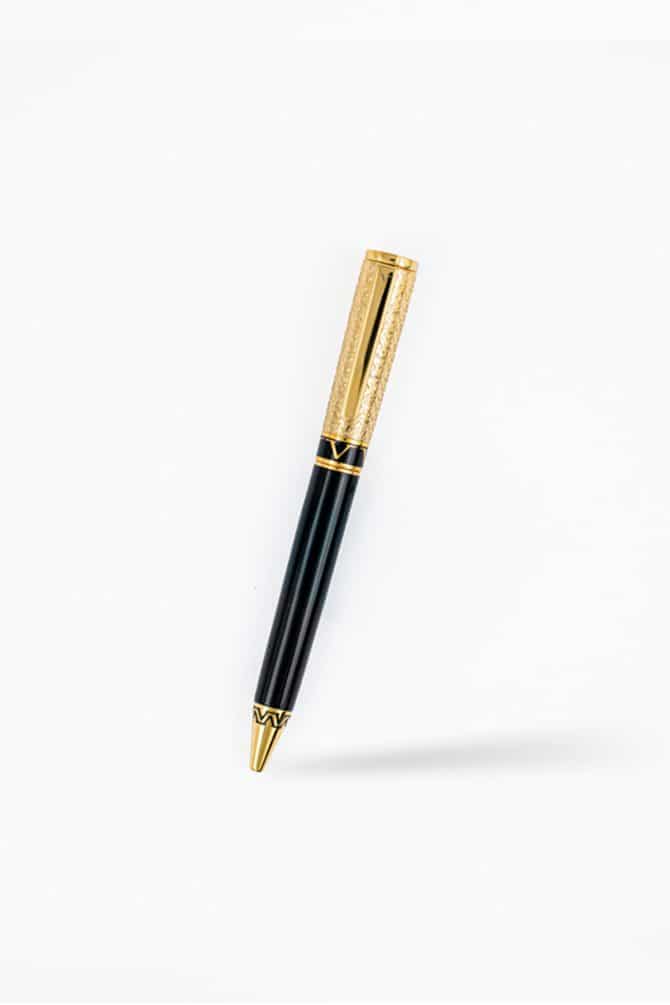 Versace Engraved Black Pen-Alshiaka-1