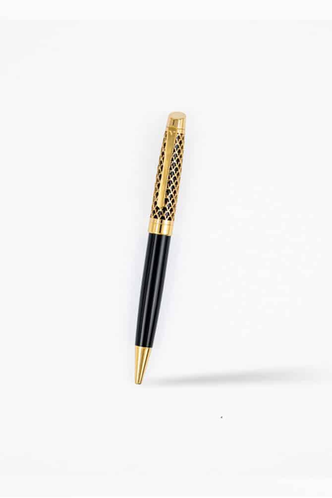 Versace-Gold&Black-Engraved-Pen-Al-Shiaka-1