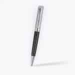 Versace Silver & Black Engraved Pen