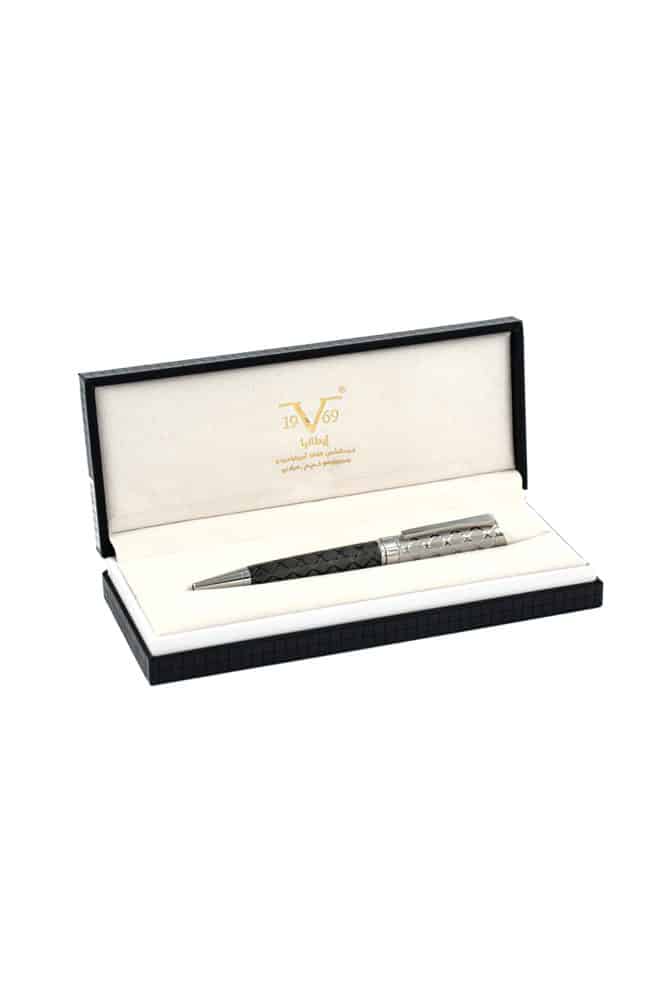 Versace-Silver-&-Black-Engraved-Pen-Alshiaka-2