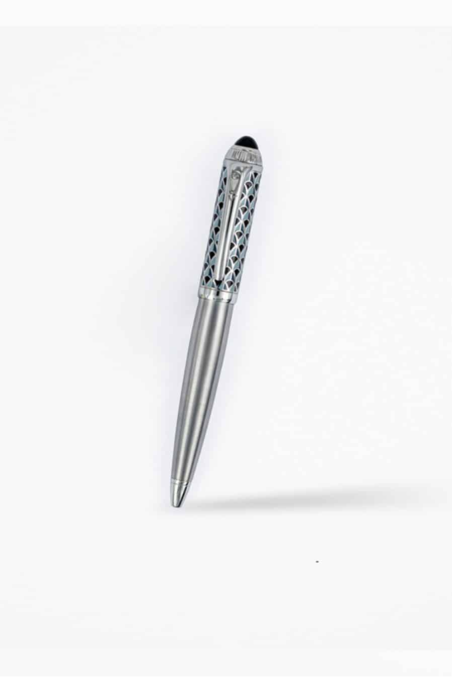 Versace Silver Engraved Pen