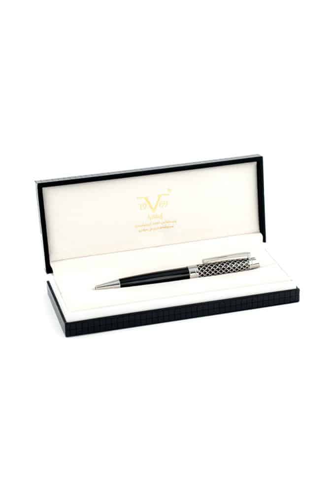 Versace-Silver&Black-Engraved-Pen-Al-Shiaka-2