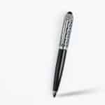 Versace Silver & Black Engraved Pen