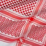 شماغ رجالي ستاندر أحمر بأرضية رمادي