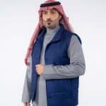 Men’s Modern Winter Vest – Navy Blue