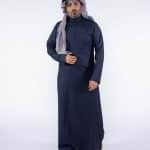 Men’s Trendy Winter Thobe – Navy
