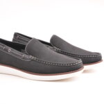 Al Shiaka Black Men’s Moccasin wasm Shoes