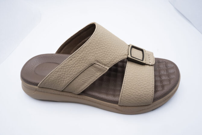 Al Shiaka Beige   Men’s Tameme Ksh Slippers - Image 3