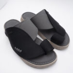 Al Shiaka Black Grey Men’s Shargi Slippers