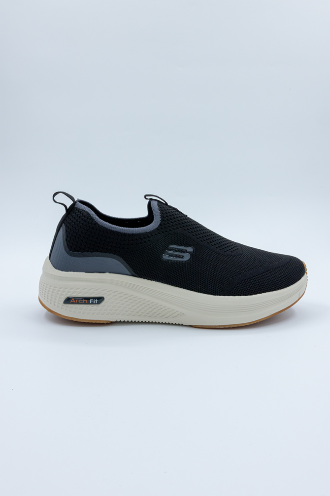 AlShiaka Wesm Black & Dark Grey Men’s Sport Shoes - Image 2
