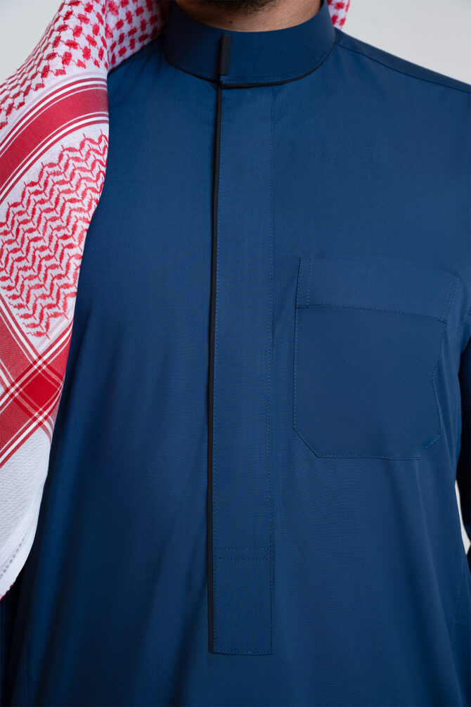 ⁦ثوب ري ثوب من الشياكة - الكحلي⁩ - الصورة ⁦3⁩