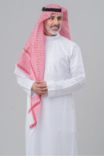 Al Shiaka Prime Shemagh - Dark Red - Image 2