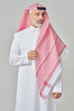 Al Shiaka Elsee Shemagh - Red for men - Image 3