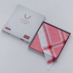 Al Shiaka Venieri Shemagh for men - Red