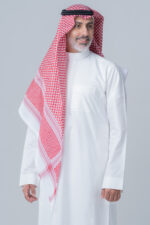 Al Shiaka Venieri Shemagh for men - Red - Image 6