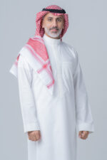 Al Shiaka Venieri Shemagh for men - Red - Image 2